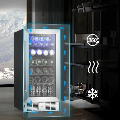 Electactic  Beverage Refrigerator Cooler 2.9 Cu.Ft