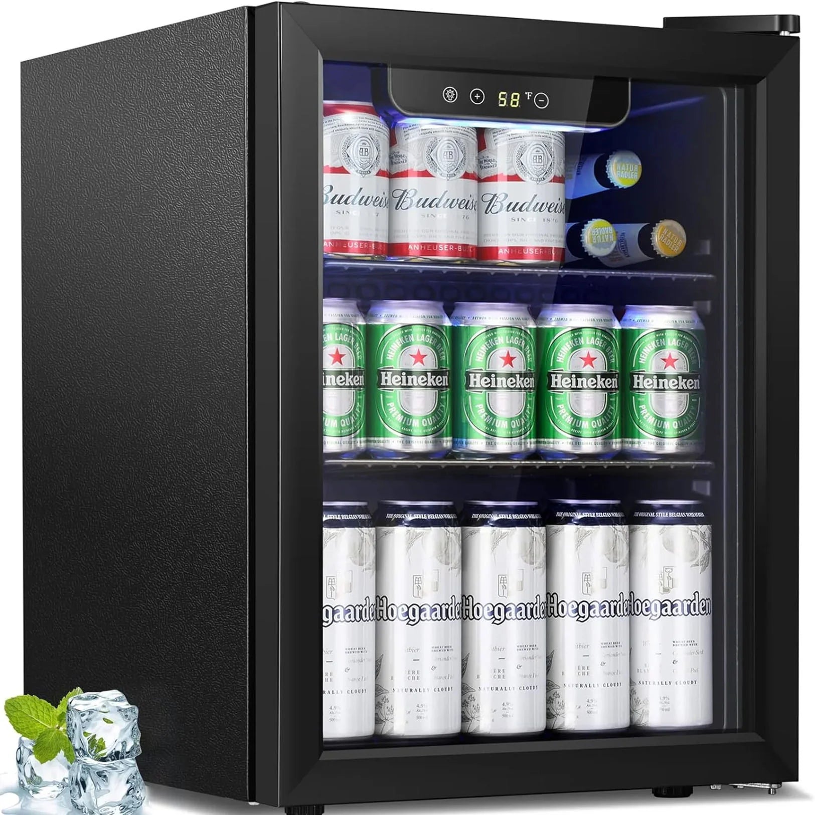 Electactic Beverage Refrigerator Cooler 1.7 Cu.Ft