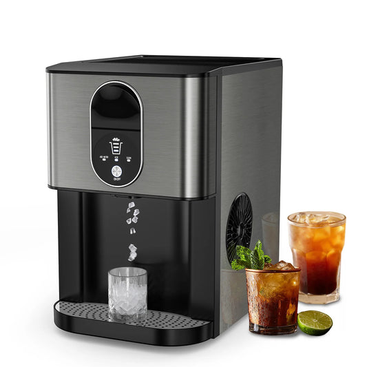 Electactic Stainless Steel Nugget Ice Maker 44Lbs/24Hr