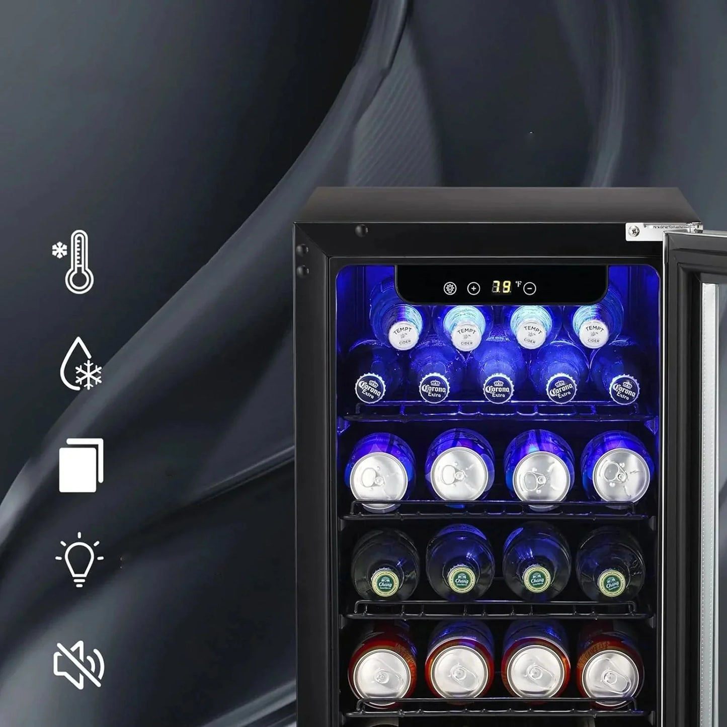 Electactic  Beverage Refrigerator Cooler 2.9 Cu.Ft