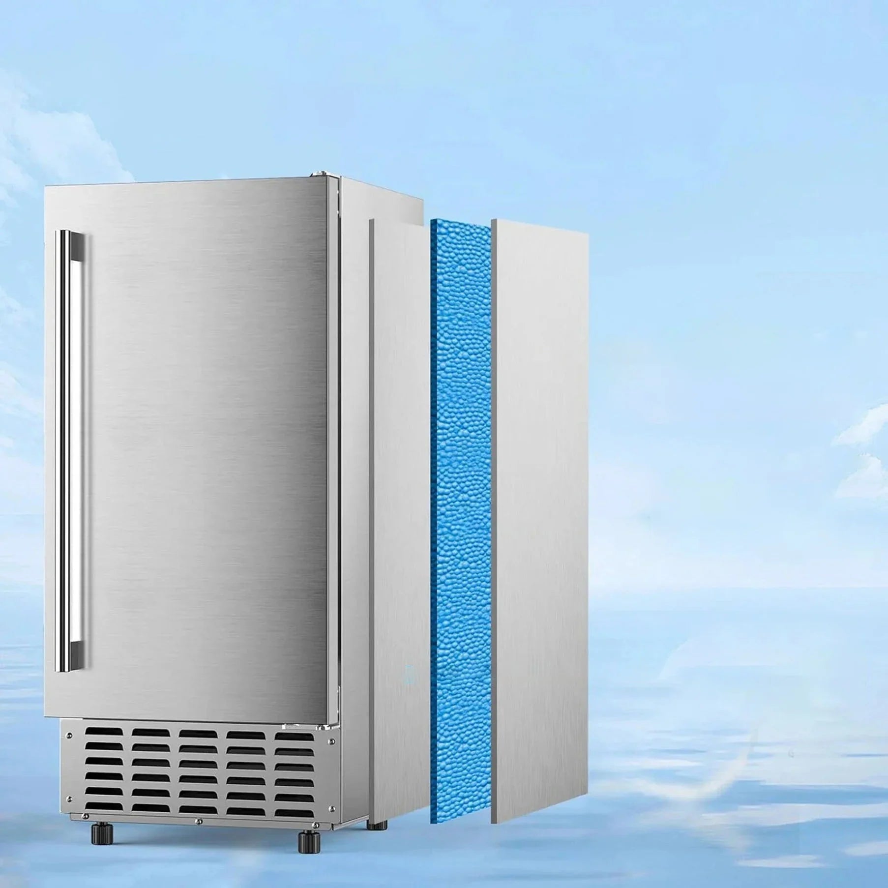 Electactic Commercial Nugget Ice Maker 66lbs/24H