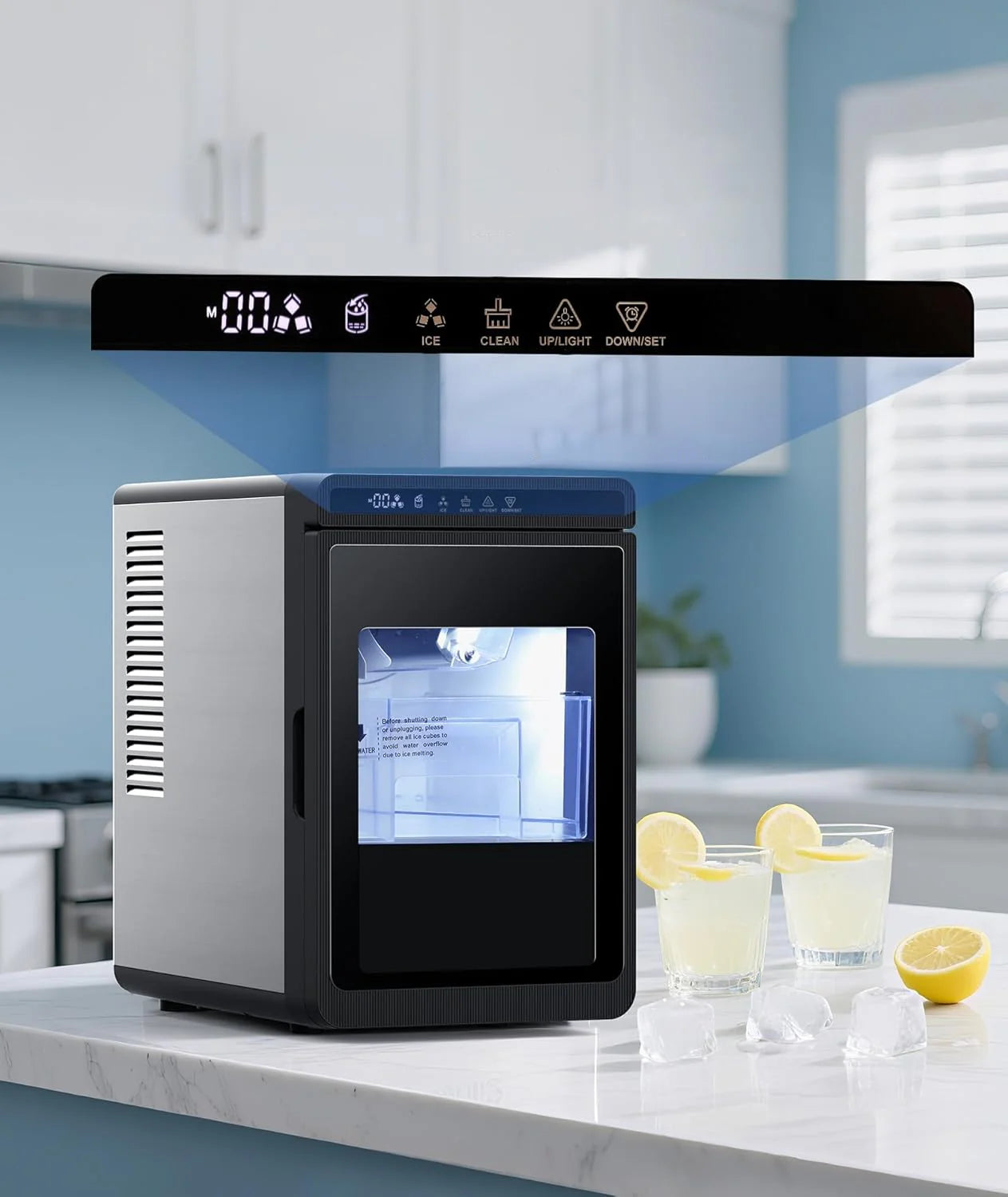 Electactic Quiet Countertop Cube Ice Makers