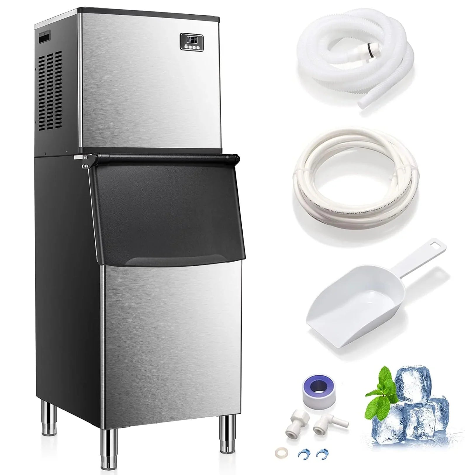 Electactic Commercial Ice Maker 400Lbs/24H