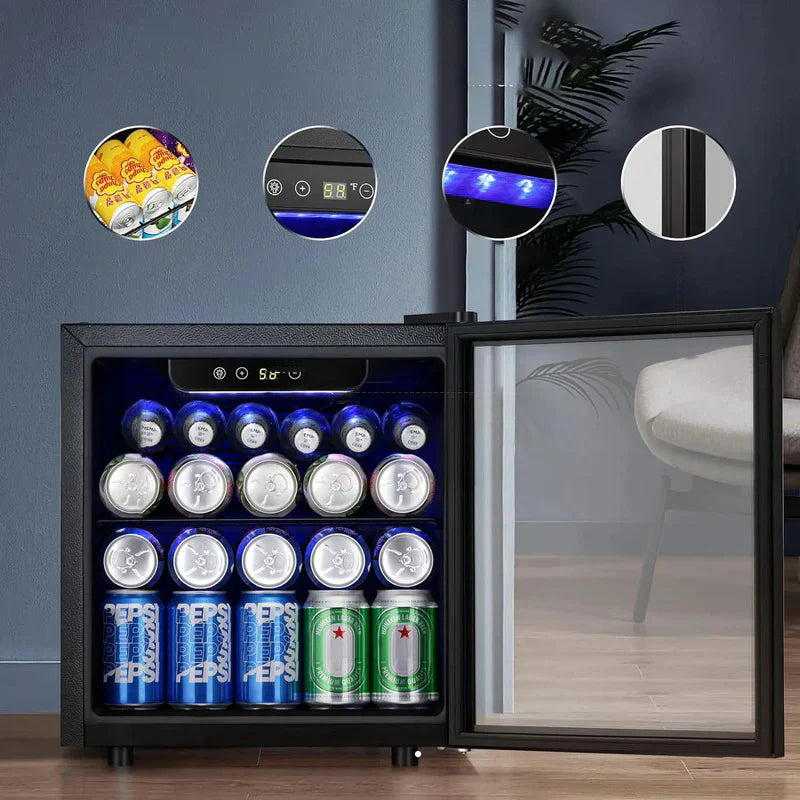 Electactic Beverage Refrigerator Cooler 1.3 Cu.Ft