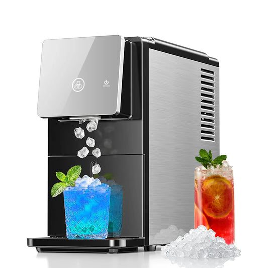Electactic Silent Nugget Ice Maker – 33 lbs ice capacity in 24 hours, self-cleaning, 1.8L water tank