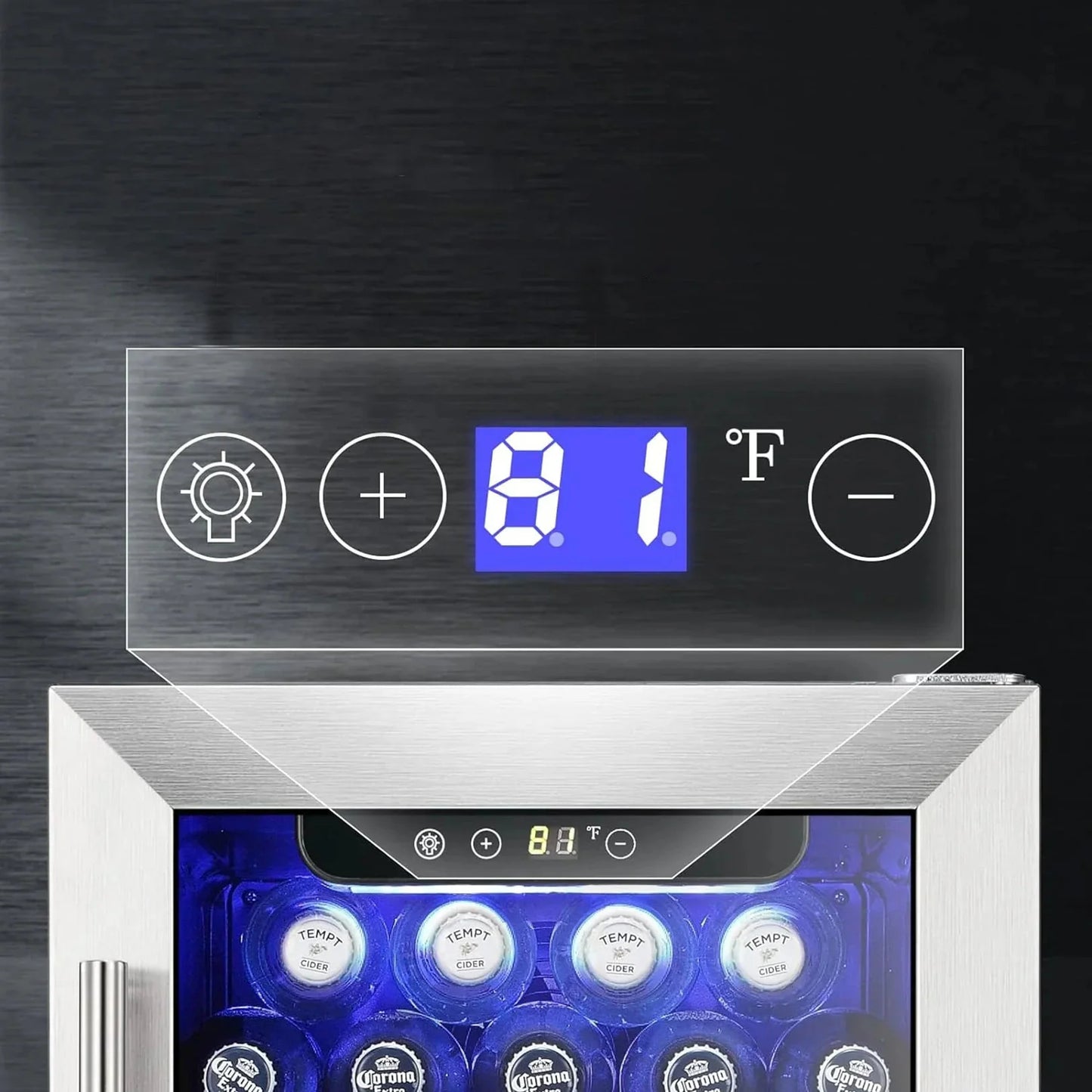 Electactic  Beverage Refrigerator Cooler 2.9 Cu.Ft