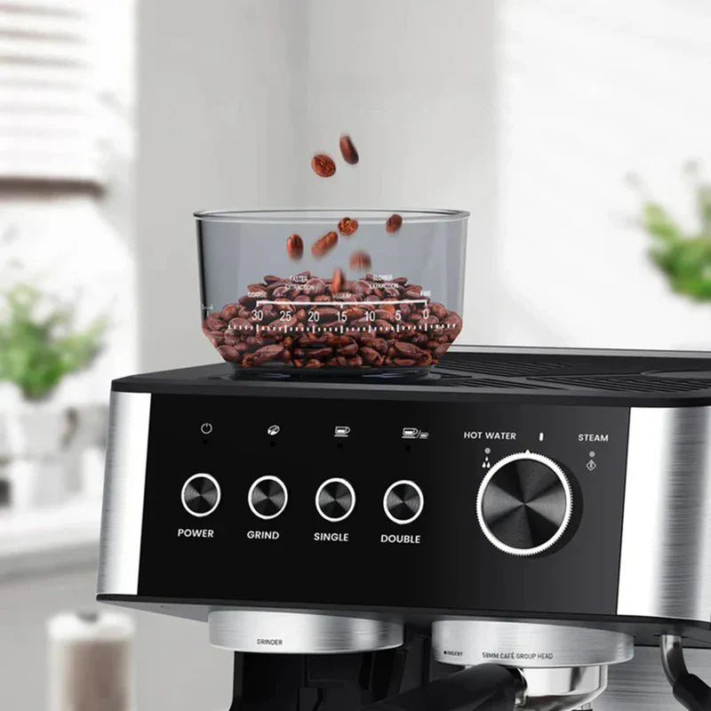 Electactic Espresso Maker  20 Bar with Grinder