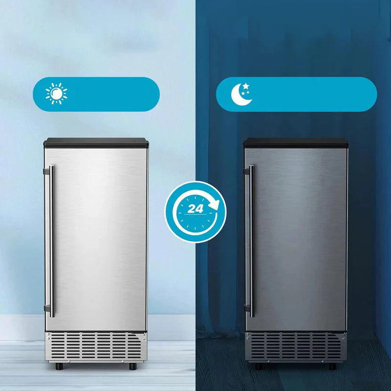 Electactic Commercial Cube Ice Maker 80lbs/24H