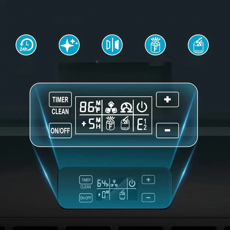 Electactic Commercial Cube Ice Maker 80lbs/24H