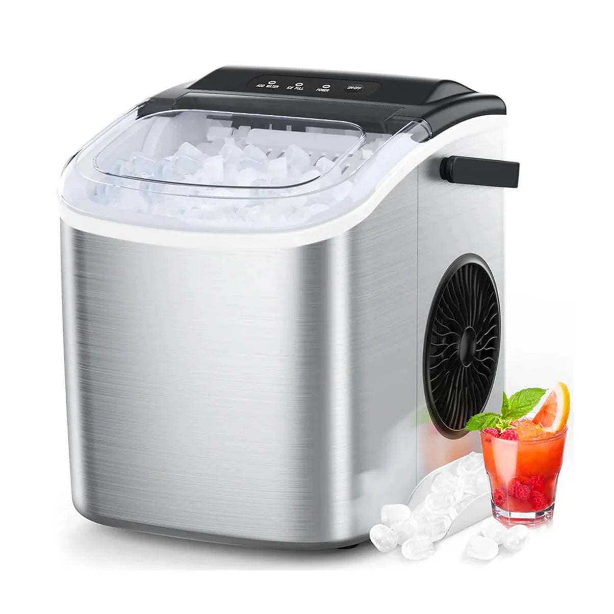 Electactic Bullet Ice Maker 26.5Lbs/24Hrs